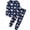 Dark blue Bear, variant on ATAIKU 100% Cotton Kids Baby Boys Long Sleeve Pajama Sets Toddler 2-Piece Sleepwear Child Summer Car Pattern Pjs 2-8Y