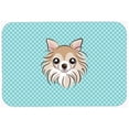 thumbnail image 1 of Checkerboard Blue Chihuahua Mouse Pad, Hot Pad Or Trivet, 7.75 x 9.25 In., 1 of 1