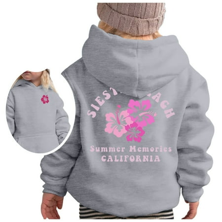

Girl s Hoodie Long Sleeve Soft Sweatshirt Graphic Hoody Kids Cute Pullovers Top Clothes For Girls Baby Jacket Jacket for Baby Boy Soft Sweater Cropped Hoodie Zip up Jacket Clothes for Teen Girls 12-14