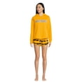 thumbnail image 2 of Garfield Women’s Hoodie and Shorts Pajama Set, 2-Piece, Sizes XS to 3X, 2 of 5