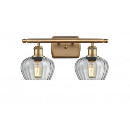 

Innovations Lighting 516-2W Fenton Fenton 2 Light 16 Wide Bathroom Vanity Light - Brass