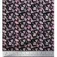 thumbnail image 1 of Soimoi Poly Georgette Fabric Flower Artistic Printed Fabric 1 Yard 42 Inch Wide, 1 of 3