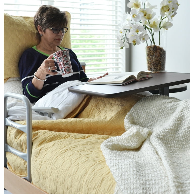 Invacare Auto-Touch Medical Overbed Table, Rolling with