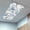 Blue, variant on Blue Floral Birds Fluorescent Light Covers, Farmhouse Flowers Pastoral Magnetic Light Covers for Ceiling Lights, Fluorescent Ceiling Shade Filters for Classroom Bedroom Office 4x2Ft x 3PCS
