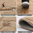 thumbnail image 4 of FloorHug Kitchen Rugs and Mats 2 PCS, 24"x35"+24"x60", Absorbent and Stain-Resistant Kitchen Mats Non-Slip, Kitchen Runners Machine Washable, Rugs for Kitchen, Laundry Room, Entrance, Beige, 4 of 9