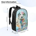 thumbnail image 3 of Goofa A Funny Little Dalmatian Puppy Pattern 17in Student Backpack - School, Travel, Work Bookbag -Laptop Backpack,Water Resistant College School Computer Bag, 3 of 6