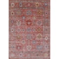 thumbnail image 1 of Ahgly Company Indoor Rectangle Mid-Century Modern Pink Brown Pink Oriental Area Rugs, 6' x 9', 1 of 6