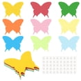 thumbnail image 1 of Recortes de Mariposa Uxcell, Paquete de 45 Mariposas de Papel, Recorte de Mariposa Colorido para el Aula, Color Variado, 1 of 7