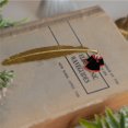 thumbnail image 3 of Marcapáginas de Hogwarts, colgante de plumas de Harry Potter, Slytherin Gryffindor, accesorios de Anime, suministros escolares, regalo de fiesta para niños, 3 of 5