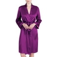 thumbnail image 6 of Women's Silk Sleepwear 100% Silk Robe, 6 of 10