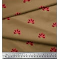 thumbnail image 3 of Soimoi Poly Georgette Fabric Artistic Floral Printed Craft Fabric by the Yard 52 Inch Wide, 3 of 5