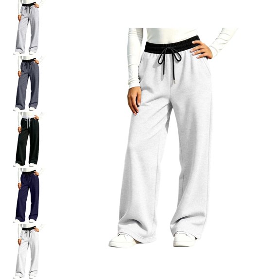 Girl Sweatpants Oversized Baggy Sweatpants Loose Track Pant with Pockets Clothes for Kids 5-6 Years