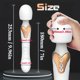 thumbnail image 4 of 1pc Large Size Powerful Dildos Vibrator Dual Motor Silicone Wand G-Spot Massager 10 Modes Sex Toy For Couple Clitoris Stimulator For Adults, Lady Masturbator, 4 of 4