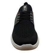 Rieker Men's Max Casual Sporty Shoes Size 11.5 (EU 45) Black/Grey Knit Slip-on