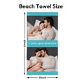thumbnail image 3 of Custom Photo Beach Towel, Family Photo Pool Towel, Bestie, Anniversary, Valentine's Day Gift, Summer Lovers Gift, Photo Gift for Friends, 3 of 5