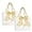 White,30PCS, variant on SHAIDOJIO Small Gift Bags with Handle Ribbon for Wedding Birthday, Pink, 5.5x2.5x4.7 in