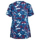 thumbnail image 2 of Puntoco Blusa de uniforme de trabajo con cuello en V y manga corta para mujer Puntoco Puntoco-5434, 2 of 3