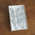 thumbnail image 3 of Butterfly Christmas Ornaments - 3Pcs Silver Artificial Feather Butterfly Clip On Glitter Butterflies Ornaments for Christmas Tree Decorations Wreath Garland Crafts Birthday Party Decor, 3 of 6