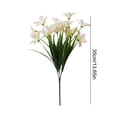 thumbnail image 3 of Artificial Flower Bouquet Daffodils Lilies Faux Floral Arrangements And Faux Greenerys For Indoor Outdoor Wedding Decor, 3 of 6
