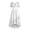 White, variant on LEKWK Renaissance Dress Women Puff Short Sleeve Ruffled Hem Medieval Dress Corset Waist High Low Flowy Maxi Sundress Halloween Costumes