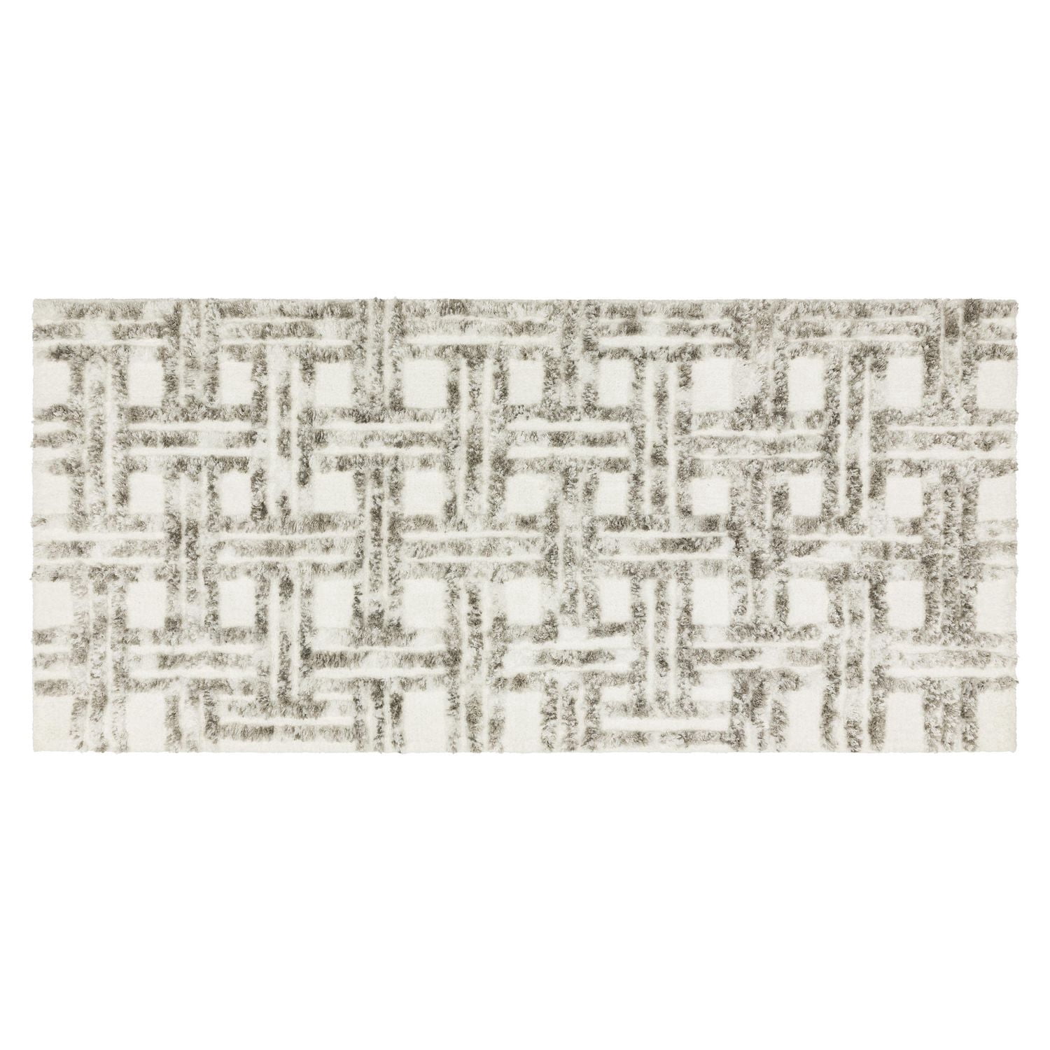 HOMETRENDS Emissary Bath Rug - Grey, 20 in. x 32 in.