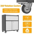 thumbnail image 4 of Garvee Rolling Tool Cabinet, Heavy Duty Toolbox with Wheels & Drawers for Garage, Office, Tool, Black/Gray, 4 of 8