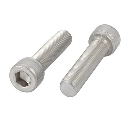 

Unique Bargains M10x40mm 1mm Pitch 304 Stainless Steel Hex Socket Head Cap Screws Bolts 2pcs