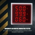 thumbnail image 4 of Greenne Led Digital Display Voltmeter Ammeter Voltage Current Frequency Tester Meter, 4 of 7