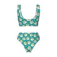 thumbnail image 6 of Rocae Cute Shiba1 for Bikini Set for Women Two Piece Sexy High Swimsuits Split Crossover Bikini X-Large, 6 of 9
