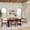 Walnut, variant on Better Homes & Gardens Juliet Extendable dining table, Light Honey Finish