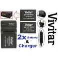 thumbnail image 3 of Hi Capacity 2-Pcs LP-E17 Li-Ion Battery w/Charger For Canon EOS R10 R50 R100 R8, 3 of 3