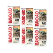Band-Aid Brand Bandages for Kids, Star Wars The Mandalorian, 20 ct (Pack of 6)