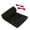 Black, Red, variant on 1 Set Car Hand Sewn DIY Steering Wheel Cover Breathable 38cm Stitch on Wrap Suede Black Stitches