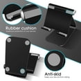 thumbnail image 4 of Lamicall Phone Stand : Desktop Stand Holder Dock, Tablet Stand Adjustable - Black, 4 of 7