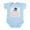 Sky Blue, variant on CafePress - Computer Geek Infant Bodysuit - Baby Light Bodysuit, Size Newborn - 24 Months
