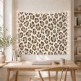 thumbnail image 5 of Leopard Print Spots in Neutral Safari Pattern Cozy Rustic Style for Animal Print Lovers Wildlife Decor Housewarming Gift Tapestry Wall Hanging for Bedroom, Living Room and Dorm, 5 of 7