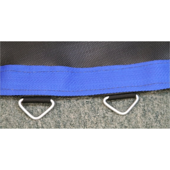 Made In USA - Trampoline Mat For 14' Round Trampoline With 72 Rings & Blue Sunguard