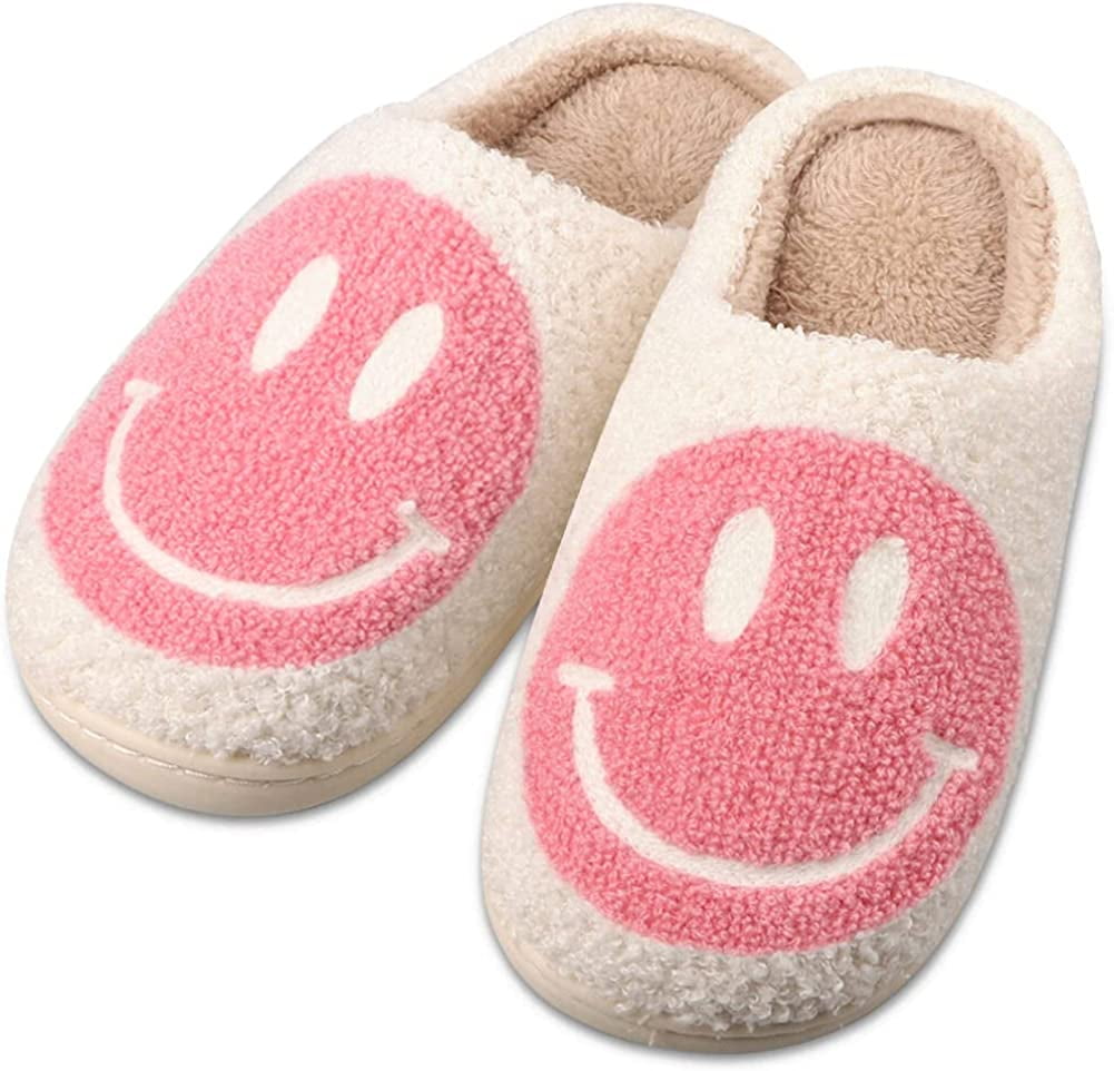 Smiley Face Silppers for Women and Men House Smiley Slippers Cute