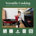 thumbnail image 6 of Larder & Vine 10 inch Enameled Cast Iron Skillet | Non Stick, Non Toxic, Oven Safe 500F, 6 of 9