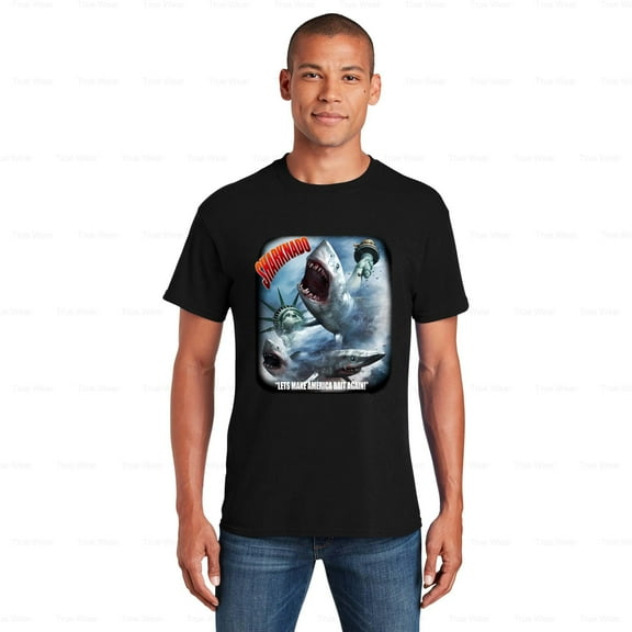 WéarCLOTHING Sharknado T-Shirt Sci-Fi, Comedy, Disaster Movie, Sharks, Cult Classic, Funny , for Unisex, up to size 5XL