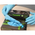 thumbnail image 5 of SHOWA 7500PF Biodegradable Powder-Free Disposable Nitrile Safety Glove, 4-mil, Blue, Medium, 5 of 5