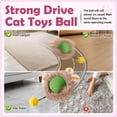 thumbnail image 3 of Zephypaws Interactive Cat Toys for Indoor Cats,Motion Activate Ca t Toy,Smart Kitten Rolling Ball Moving Ball Toys,Rechargeable Cat Ball For Enrichment Exercise (Green), 3 of 7