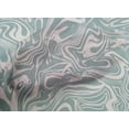 thumbnail image 5 of oneOone Cotton Cambric Grayish Blue Fabric Abstract Marble Fabric For Sewing Printed Craft Fabric By The Yard 42 Inch Wide, 5 of 6