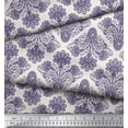 thumbnail image 3 of Soimoi Velvet Fabric Swirls & Paisley Decor Fabric Printed Yard 58 Inch Wide, 3 of 3