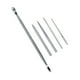 thumbnail image 4 of Juego de costura de paracord, juego de agujas de coser, agujas Marlin Pic, para tejer a mano, 17 cm 6 piezas de plata, 4 of 6