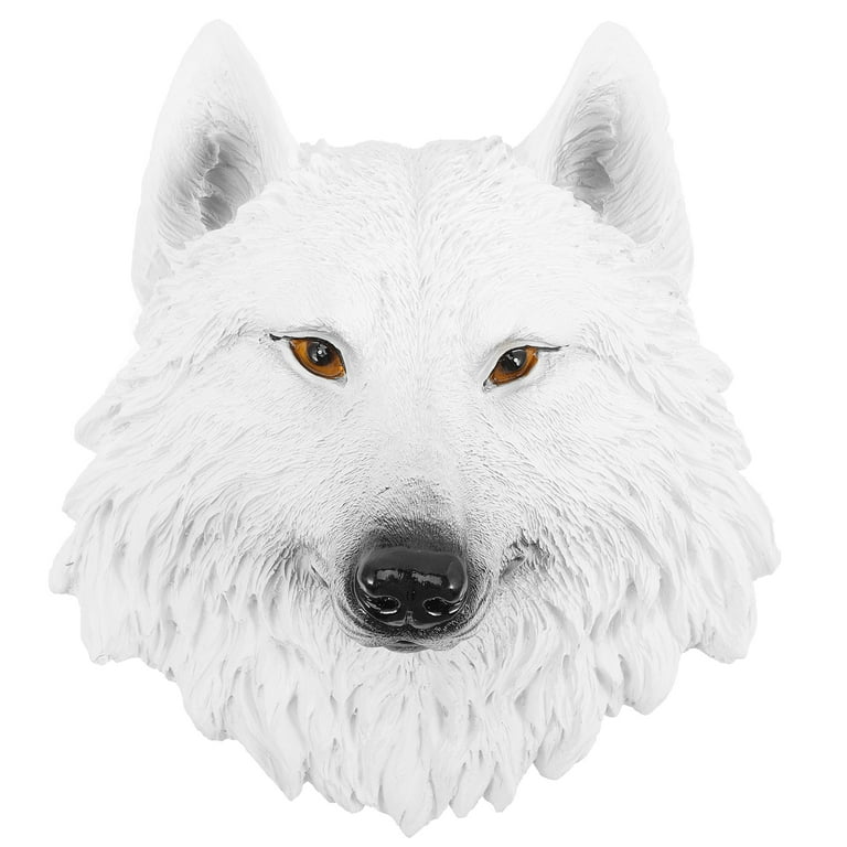 Resin cheap wolf head