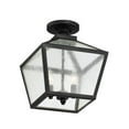 thumbnail image 4 of Woodstock 3-Light Outdoor Ceiling Light in Black, 4 of 6
