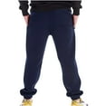 thumbnail image 5 of XFLWAM Sweatpants for Men Men's Active Basic Jogger Fleece Joggers Pants Men Outdoor Pocket Drawstring Solid Color Sports Sweatpants Navy Blue XXL, 5 of 8