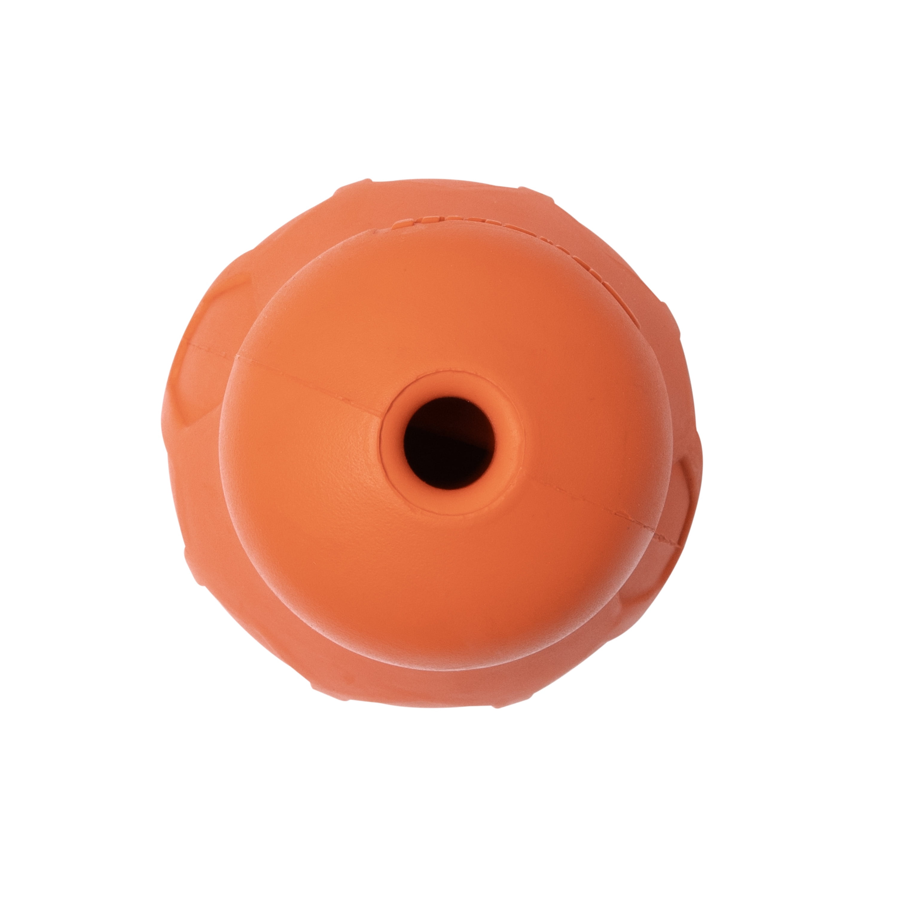 Chuckit! Tumble Teez Dog Treat Puzzle Toy, Medium, Orange – Treat & Chew Puzzle Pod for Dogs 20–60 lb, Pack of 1