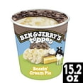 thumbnail image 2 of Ben & Jerry's Non-GMO Top Bossin' Cream Pie Ice Cream Free-Range Eggs Kosher Milk, 1 Pint, 2 of 6